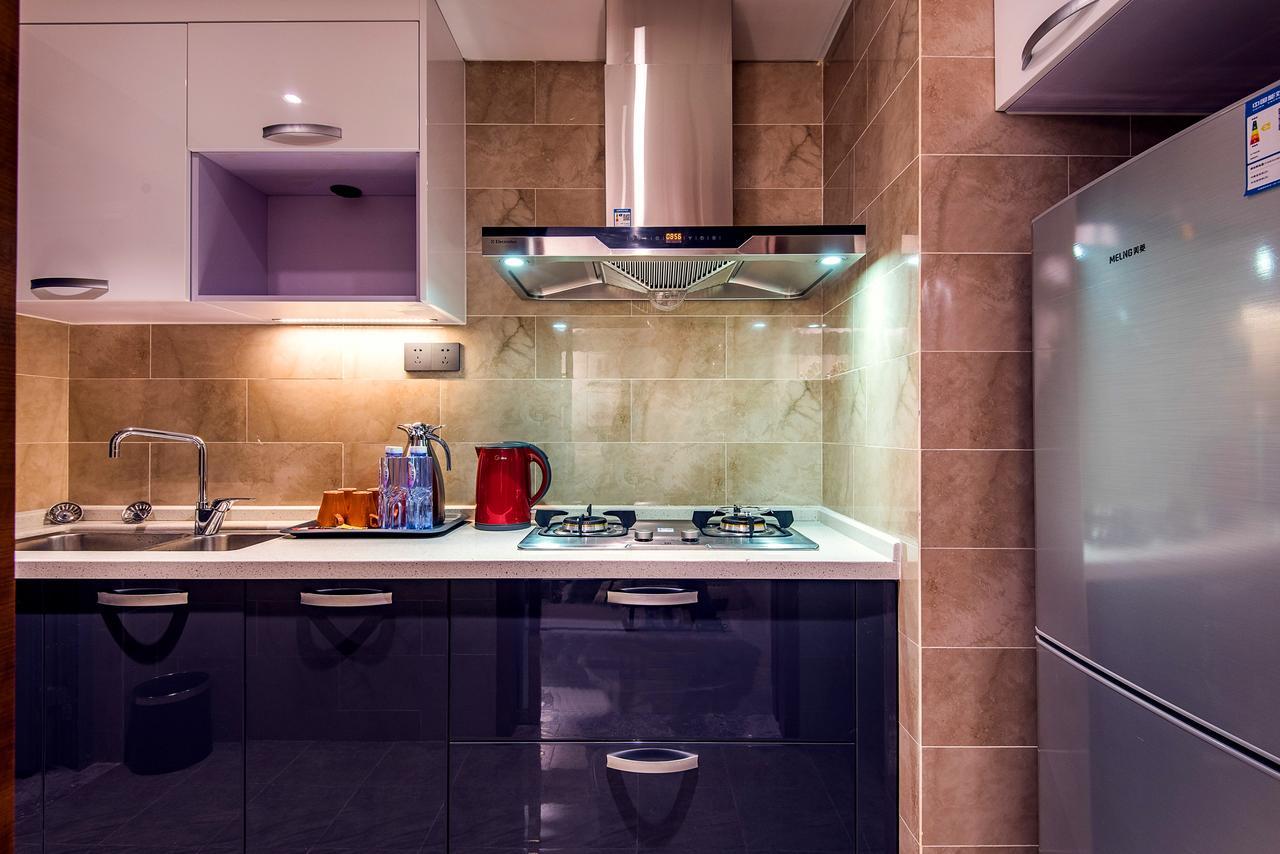Chengdu Cloud Service Apartment Chunxi Taikoo Branch Exterior foto
