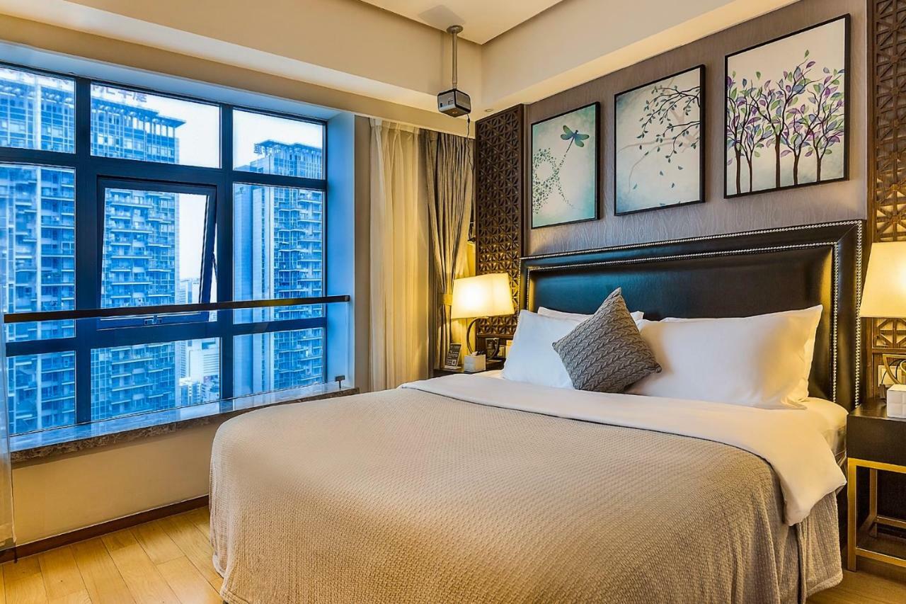 Chengdu Cloud Service Apartment Chunxi Taikoo Branch Exterior foto